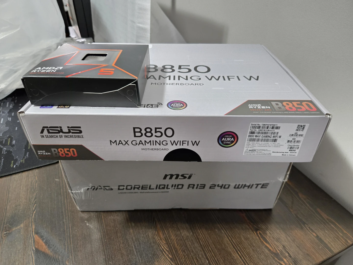 Brand New Sealed CPU, Motherboard and AIO