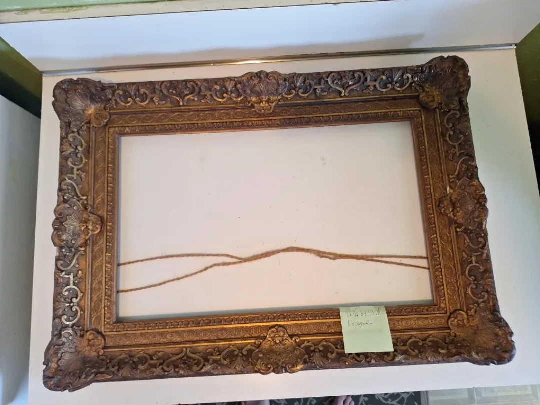Ornate Gold-Tone Picture Frame