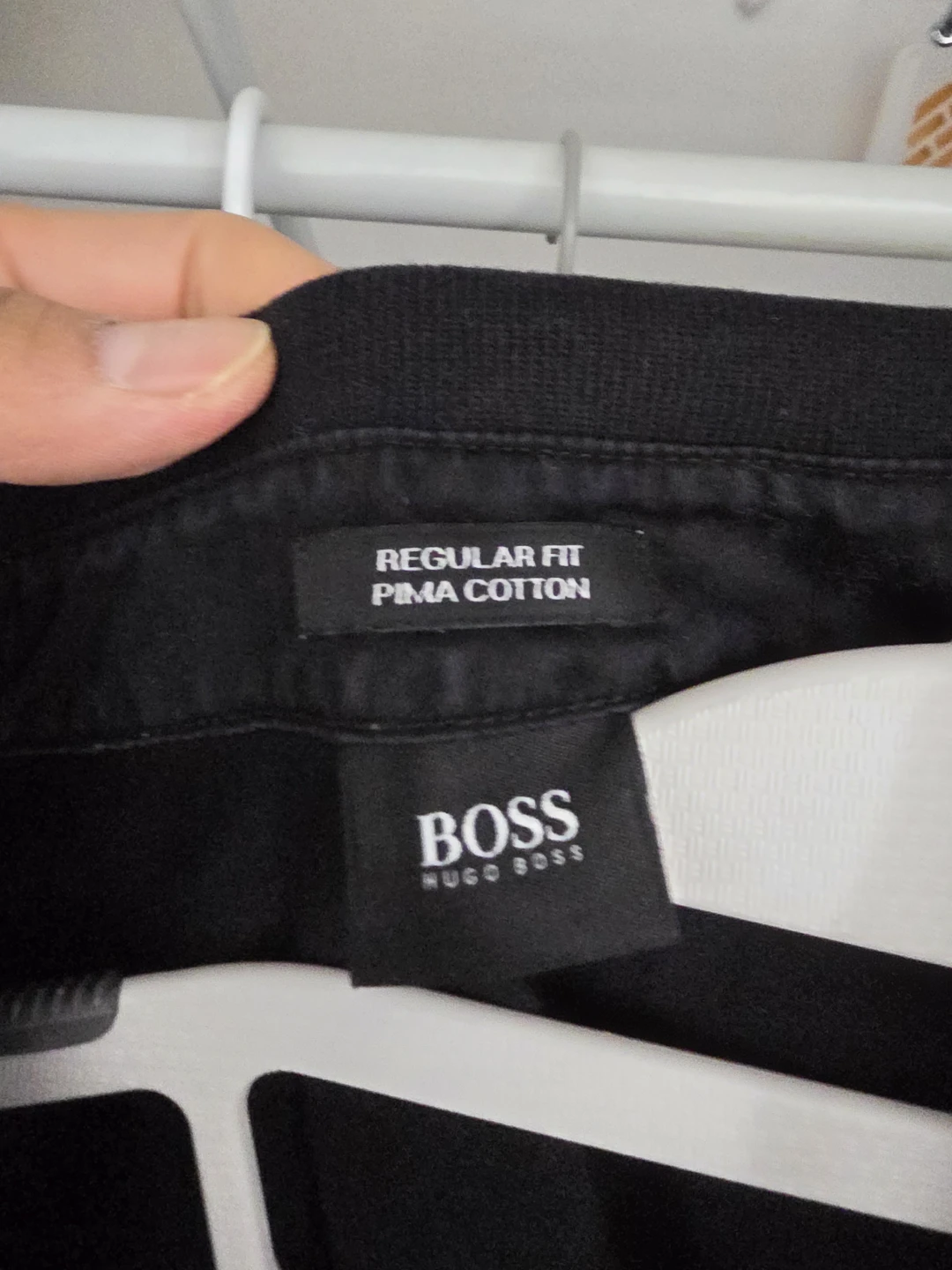Black Hugo Boss Long Sleeve Polo Shirt - photo 2