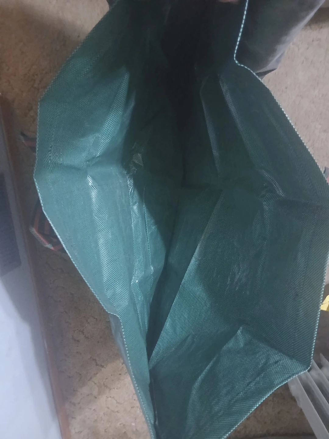 Large Green Reusable Shopping Bag - photo 2