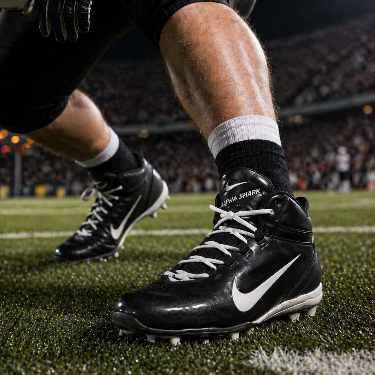 Baseball football cleats size 16 Nike Alpha shark - photo 2