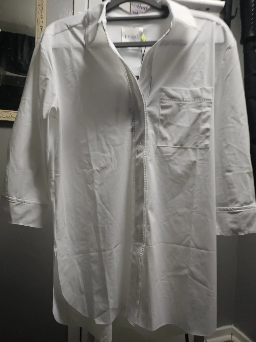 LYSSE White Button-Up Shirt