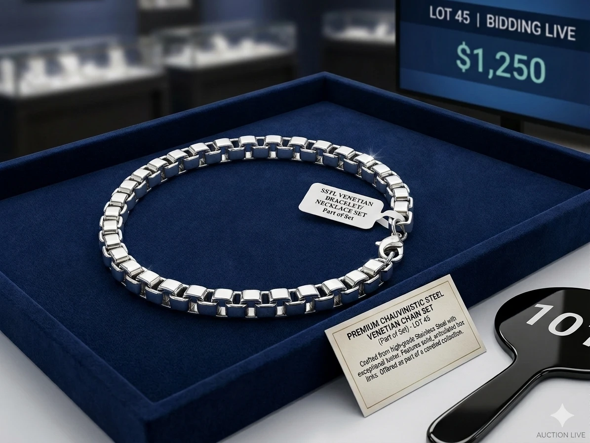 Stainless Steel Venetian Chain Bracelet