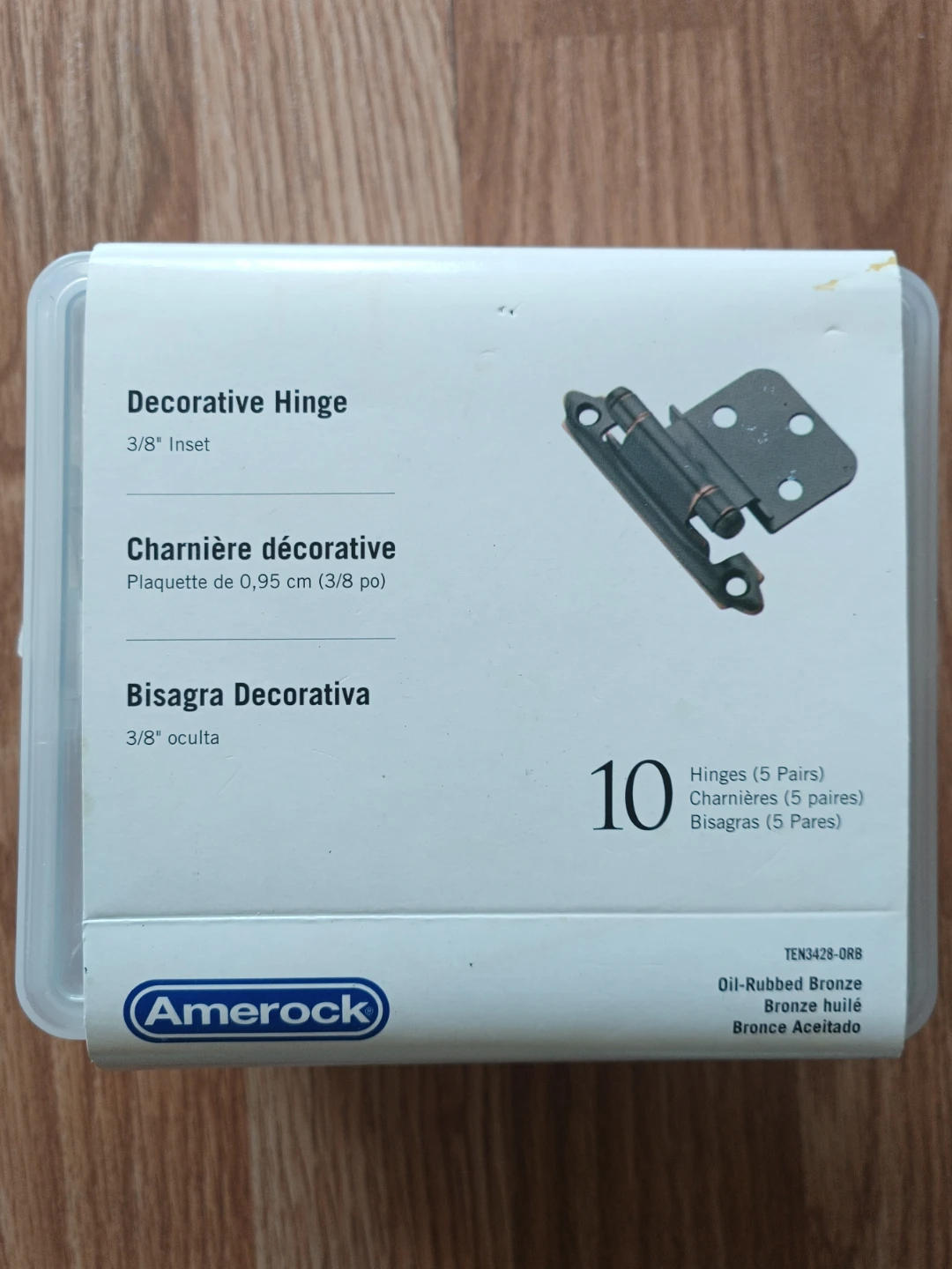 Amerock Decorative Hinges - 5 Pairs