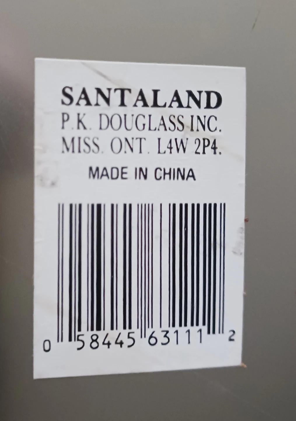 Santaland Christmas Tin Tray 13 inch - photo 3