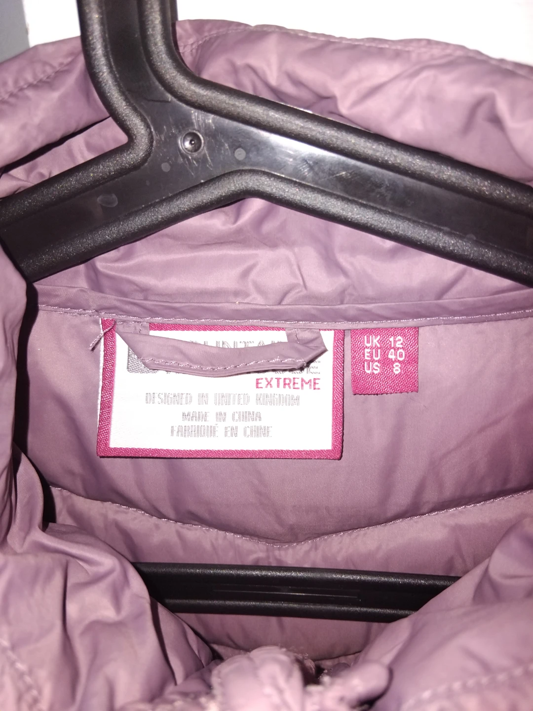 EXTREME Puffer Jacket - Mauve - Size M