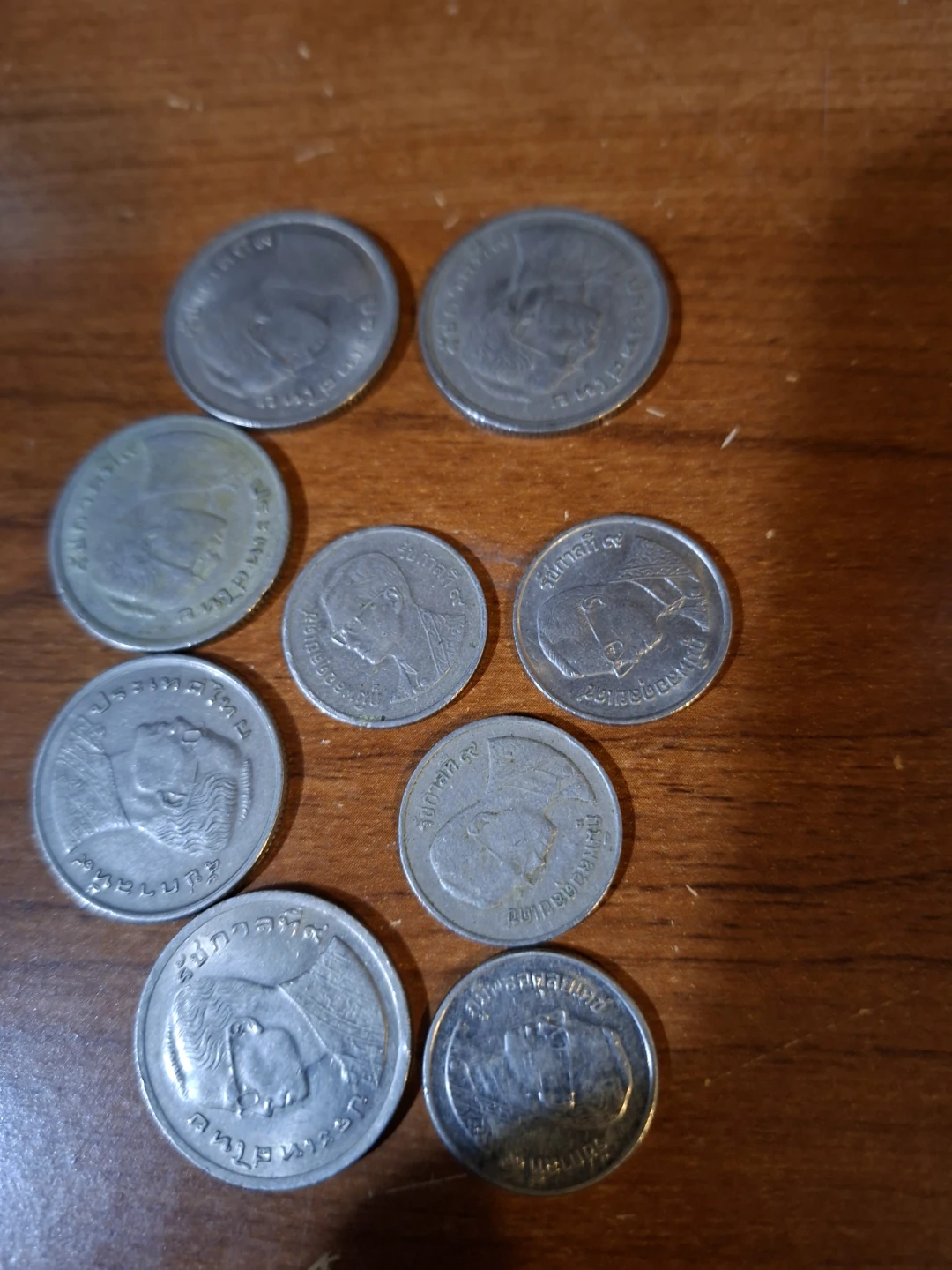 Lot of 9 Thai Baht Coins - photo 2