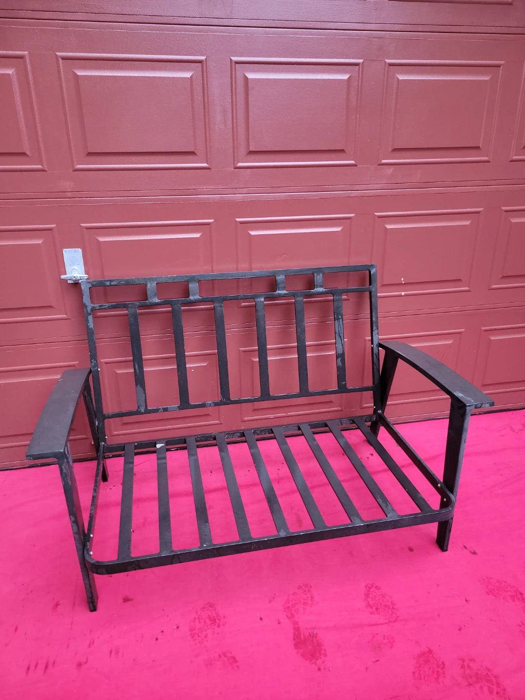Patio loveseat Bench & Coffee Table Set - photo 2