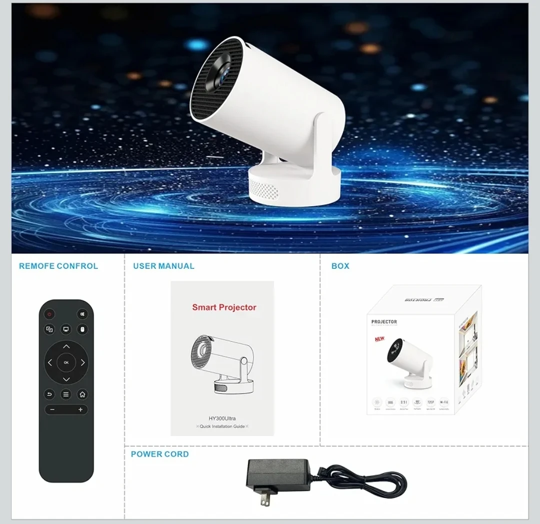 DreamFair HY300Ultra Smart Projector with Remote - photo 2