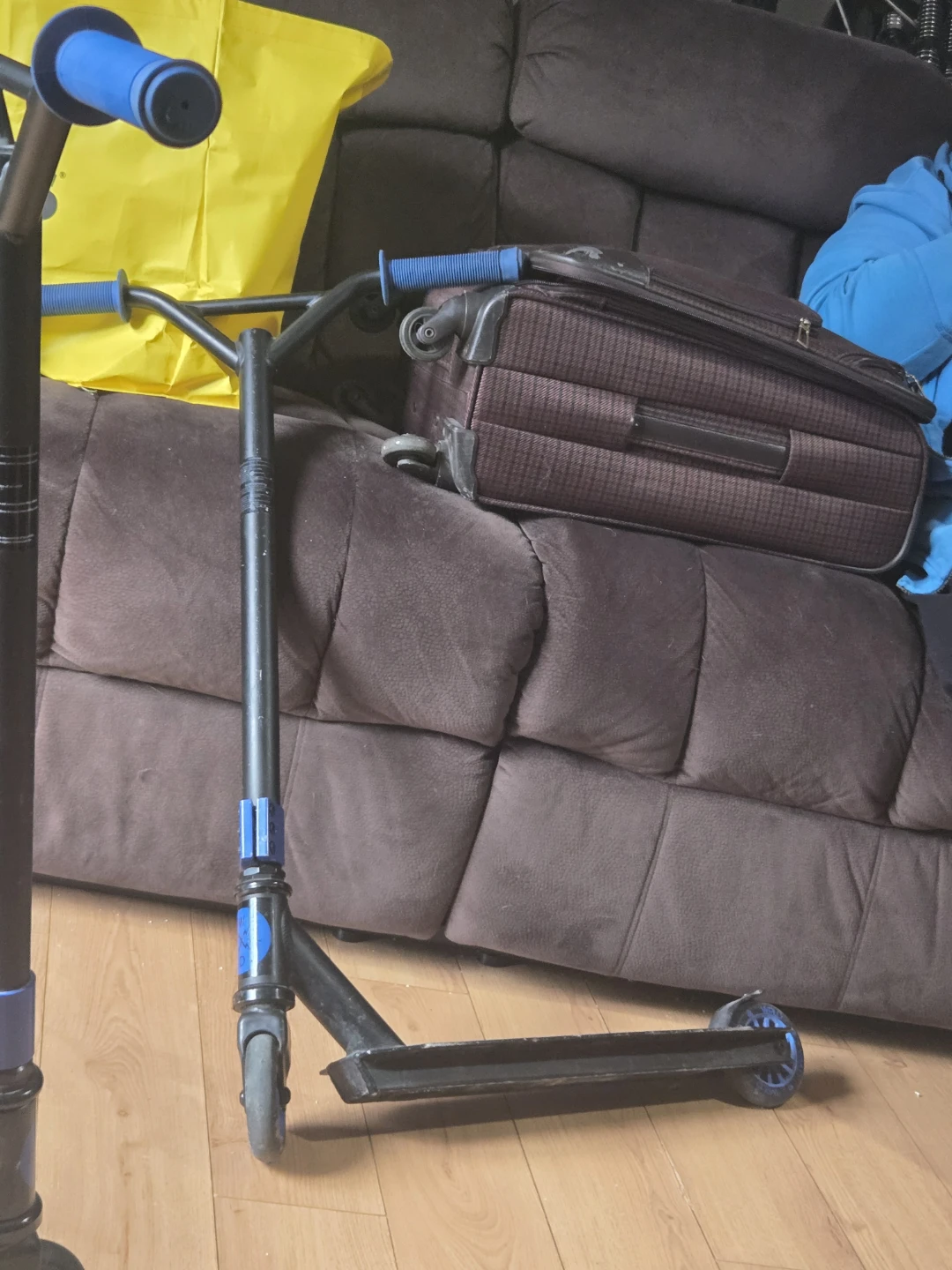 Two Blue and Black Scooters - photo 3
