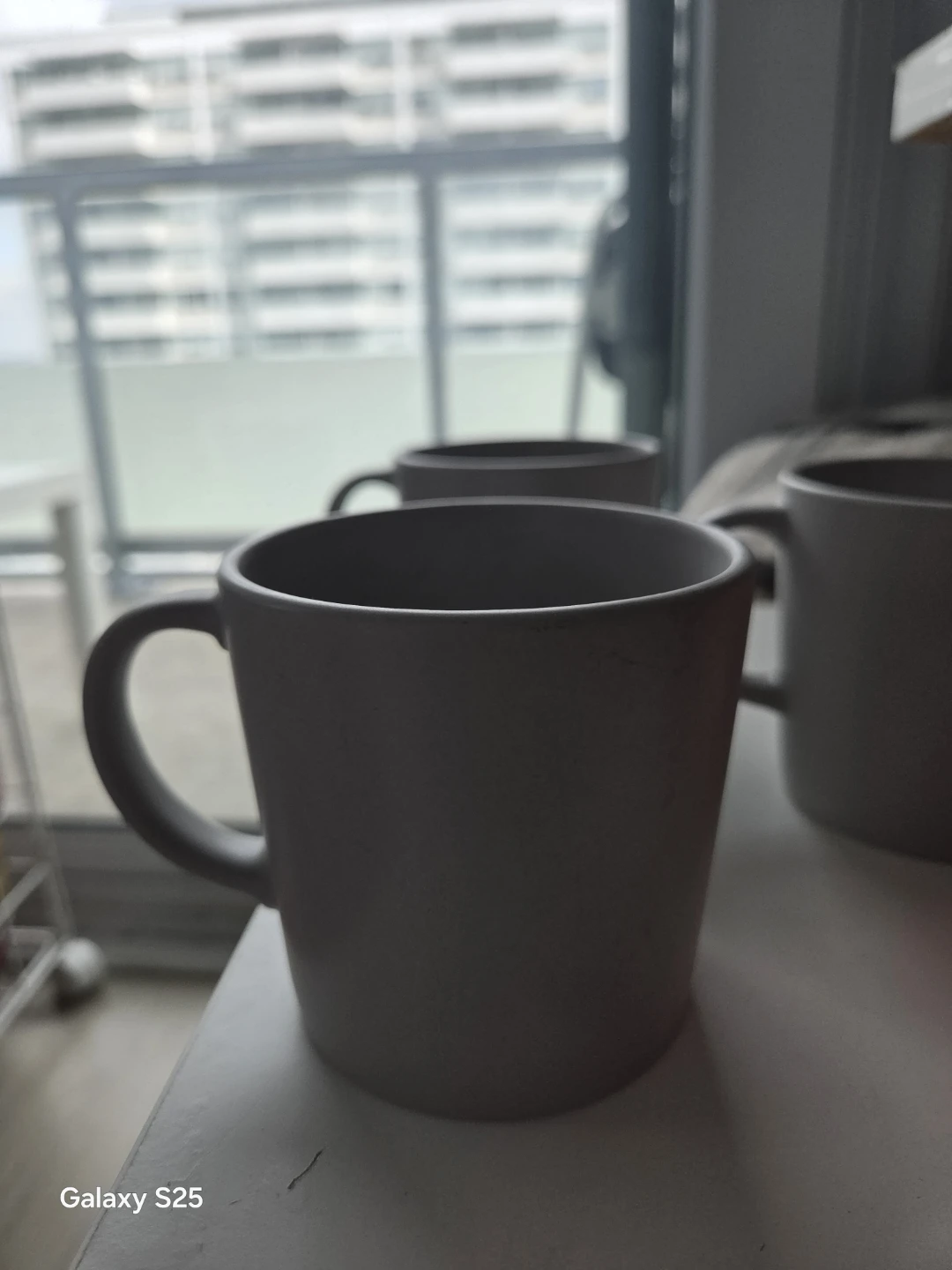Set of 3 Grey Mugs - photo 2