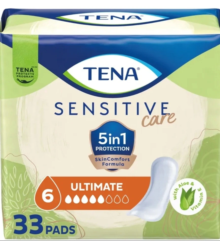 TENA Sensitive Care Ultimate Pads - 33 Count