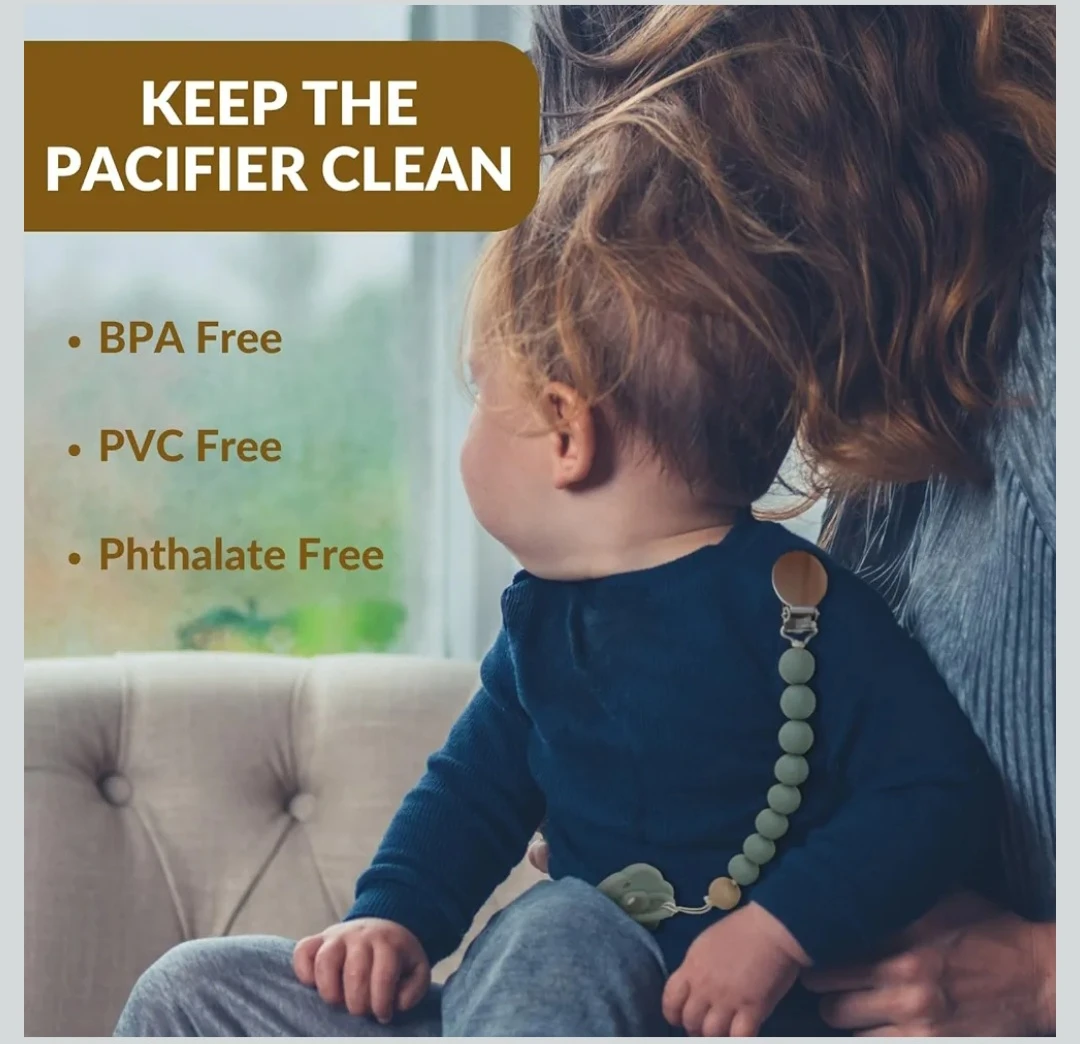 Bebe Biu Pacifier Clips - Set of 2 - photo 3