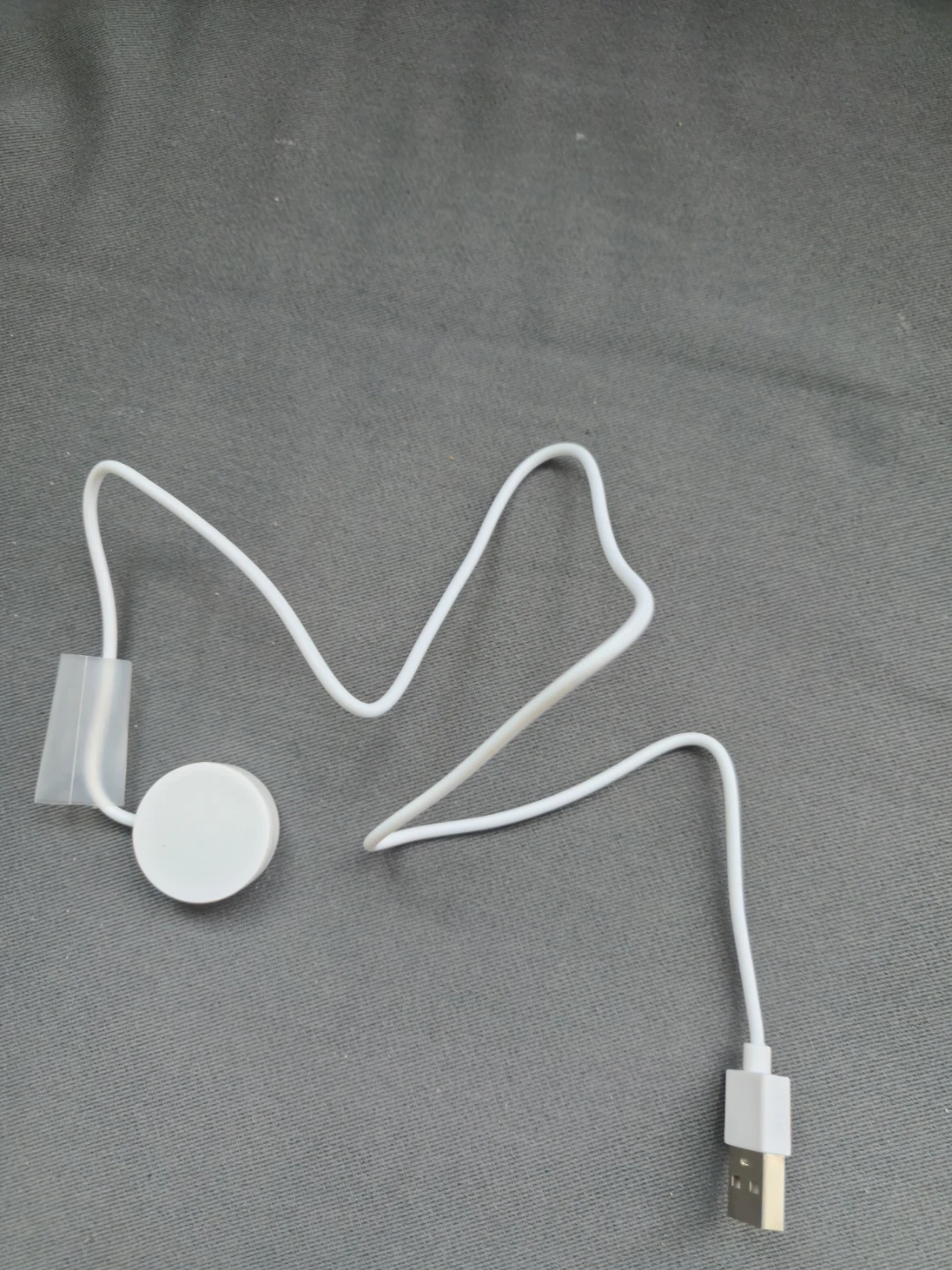 White USB Watch Charging Cable - photo 3