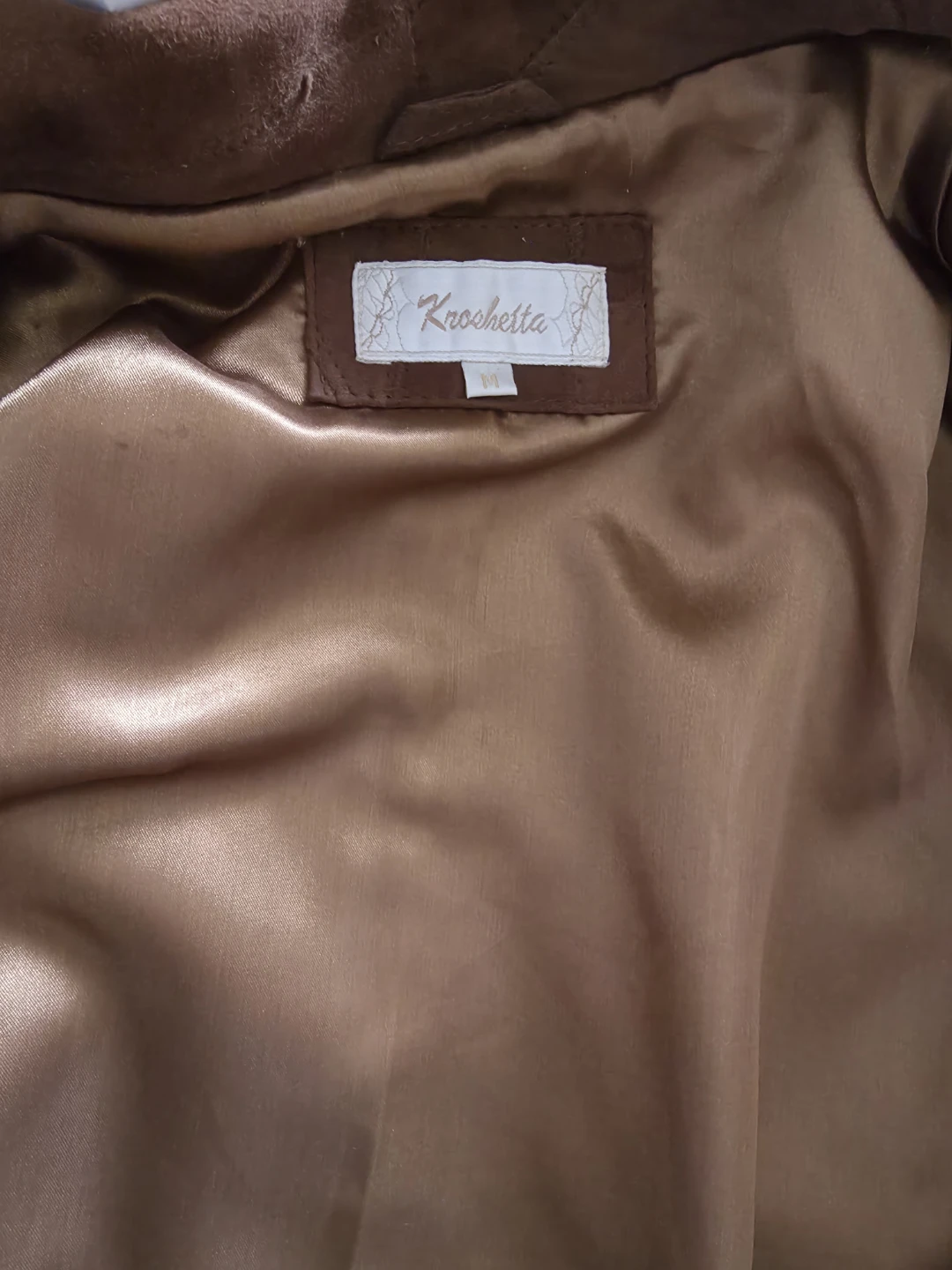 Krochetta Suede Jacket with Beaded Detail - photo 3