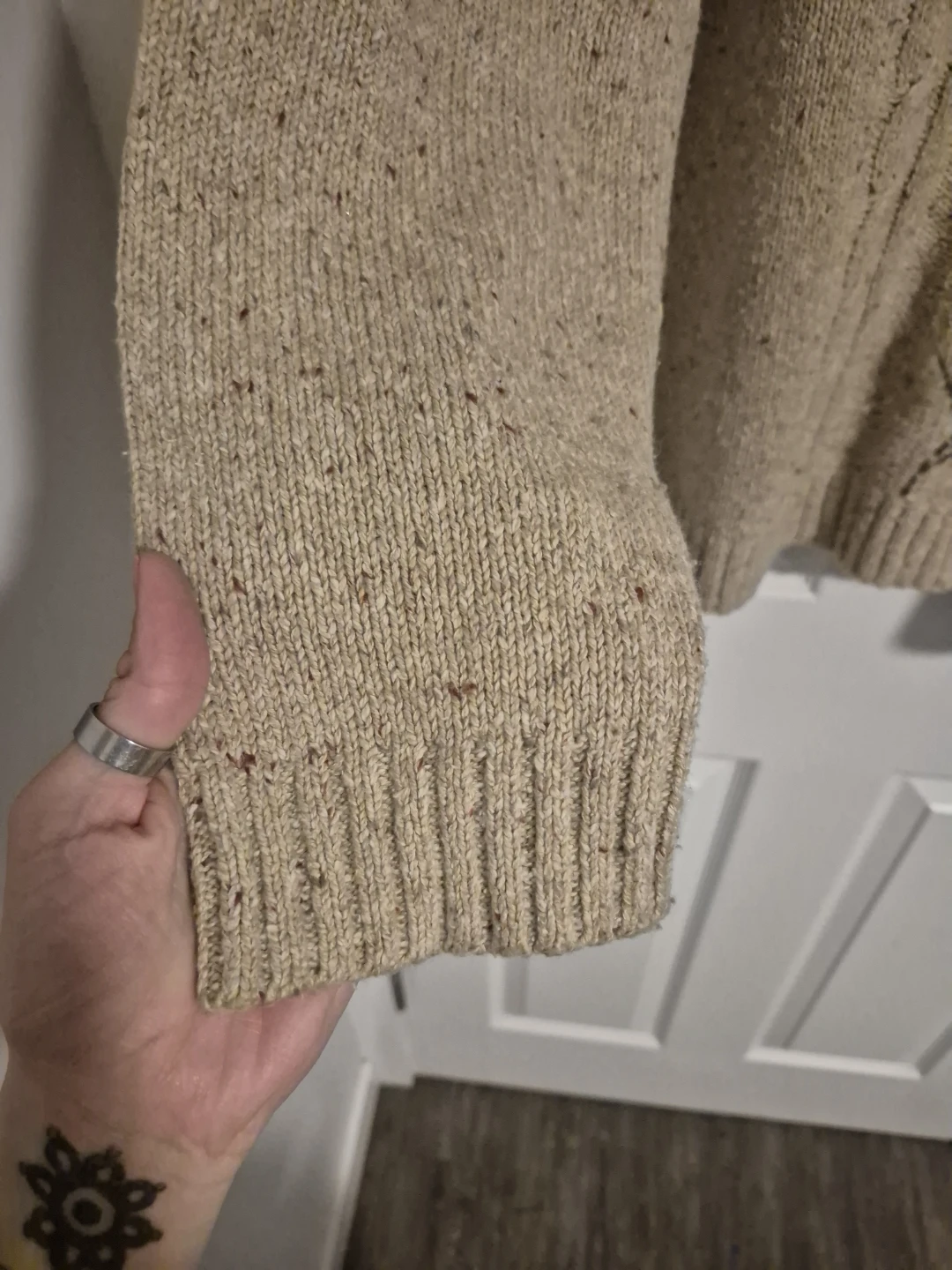 Cottagecore ,Embroidered Cable Knit Sweater - photo 4