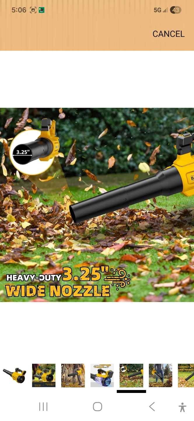 DEWALT 20V MAX Brushless Leaf Blower - photo 5