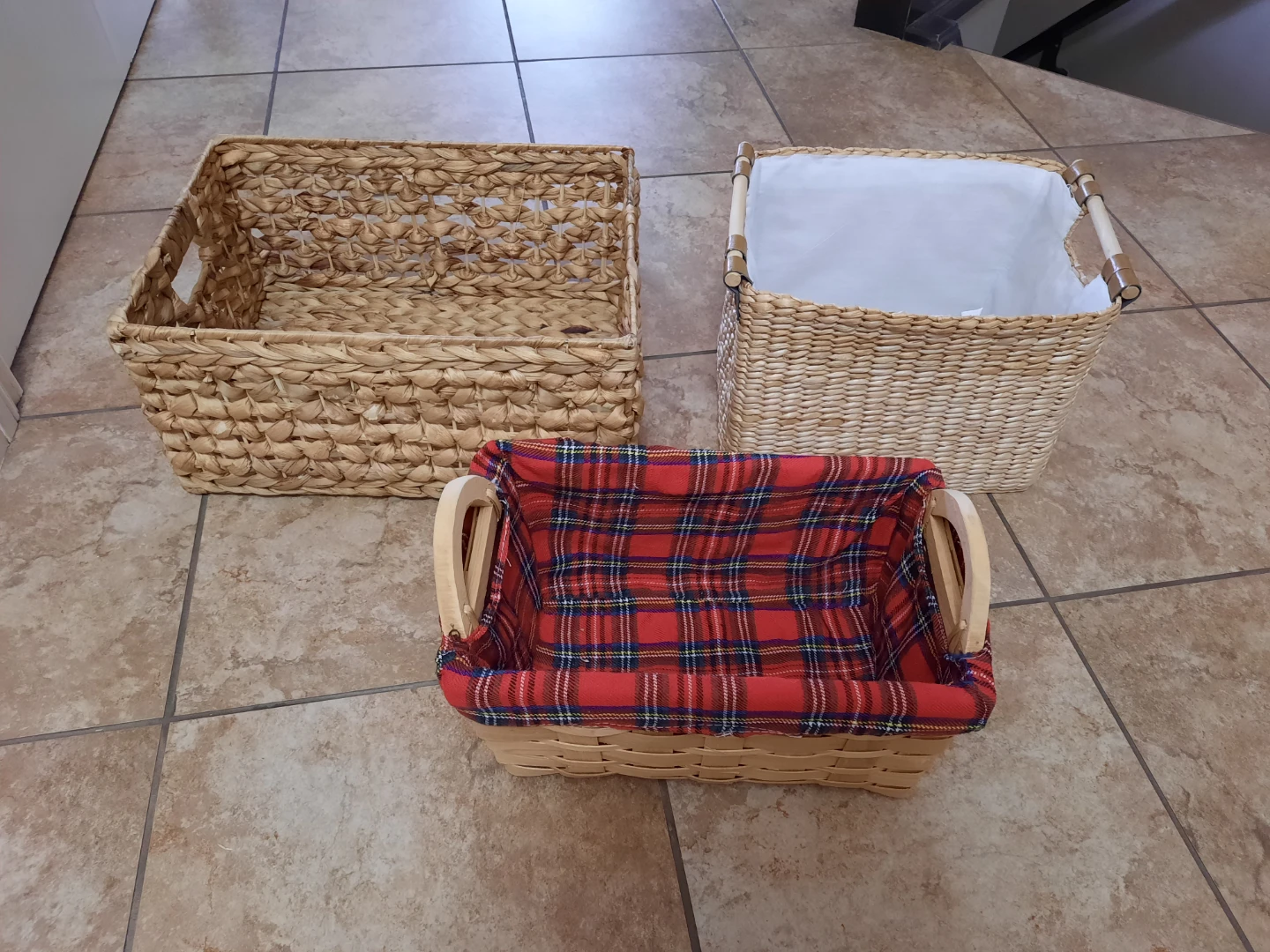 3 for $10 wicker baskets