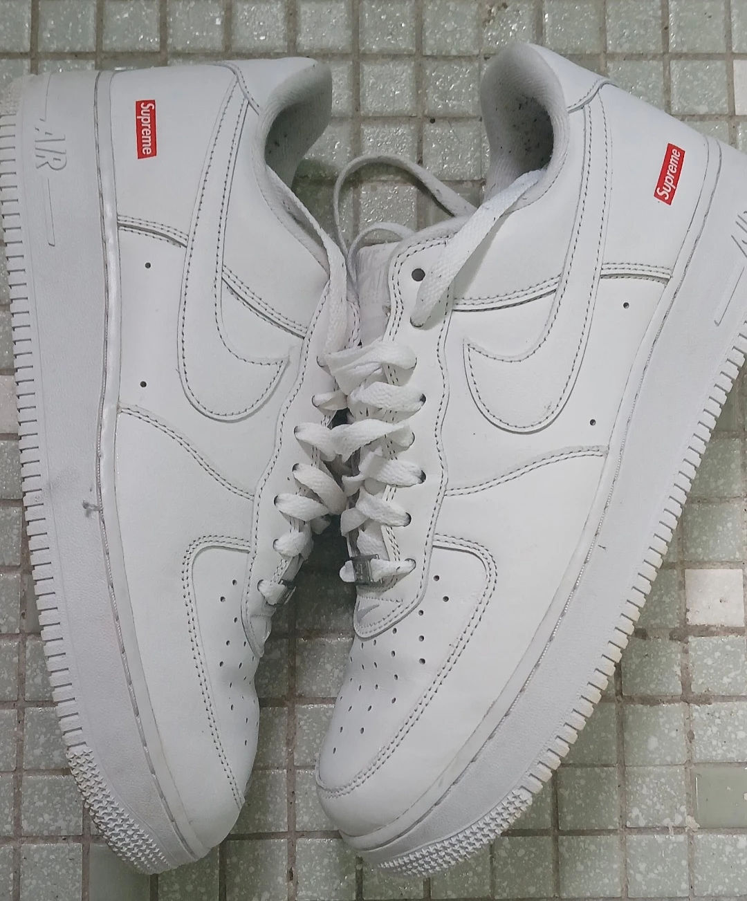 Supreme x Nike Air Force 1 Low White Men Size 10
