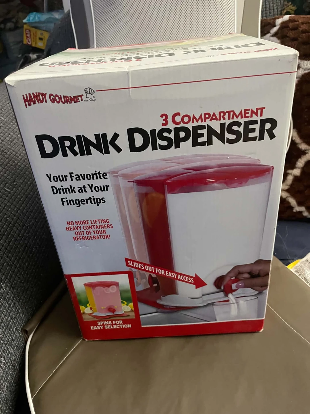 Handy Gourmet 3 Compartment Drink Dispenser - photo 2