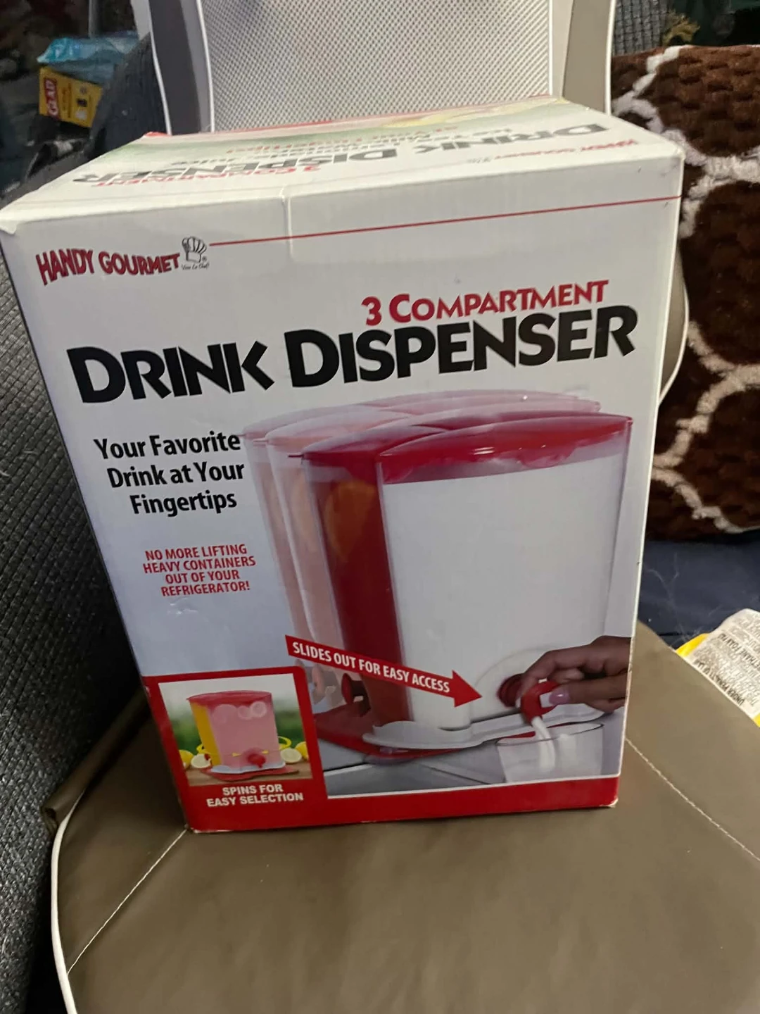 Handy Gourmet 3 Compartment Drink Dispenser - photo 3