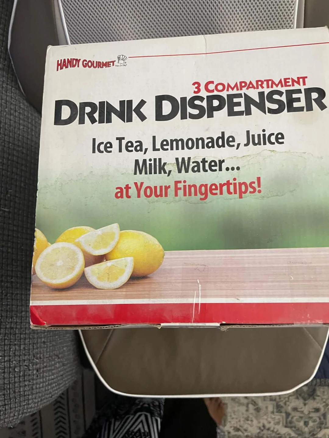 Handy Gourmet 3 Compartment Drink Dispenser - photo 4