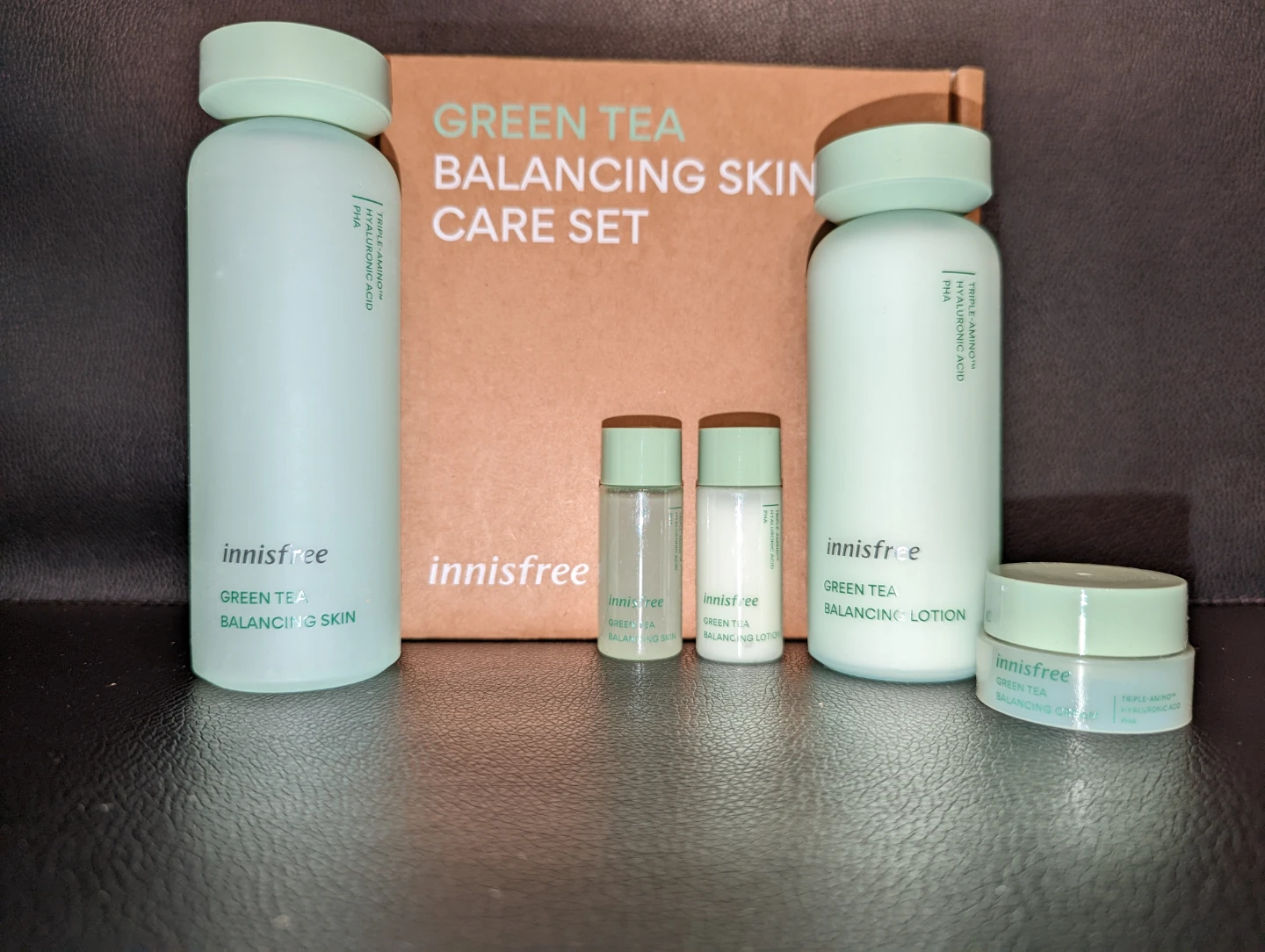Innisfree Green Tea Balancing Skin Care Set