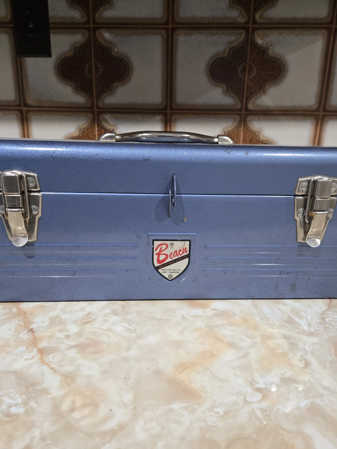 Beach Metal Toolbox with Assorted Tools $50 Firm.