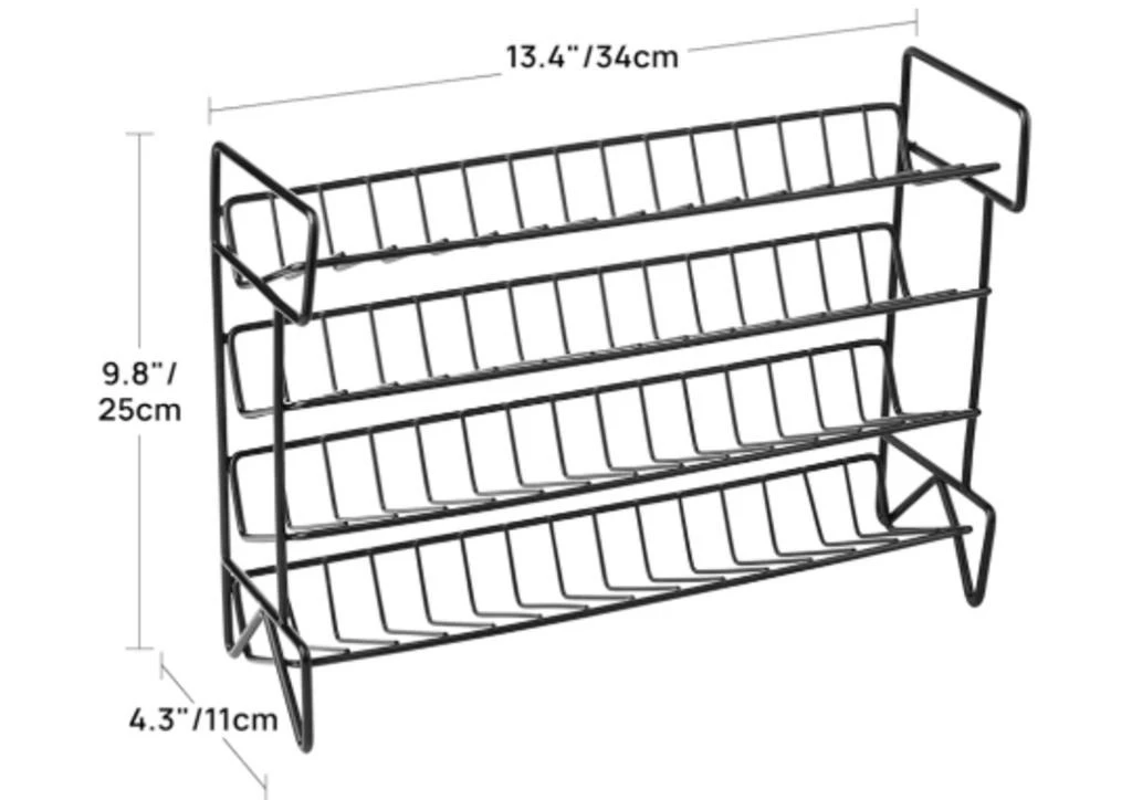 3-Tier Spice Rack with Jars and Labels - photo 2