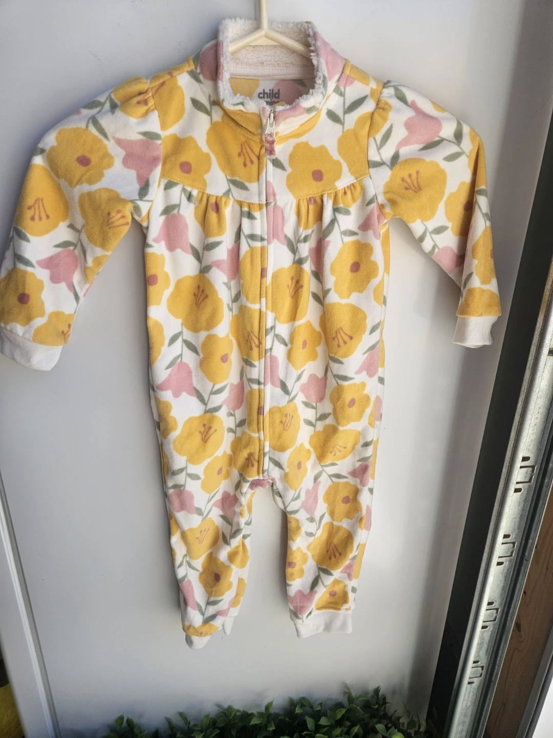 Child of Mine by Carter's Floral Fleece Sleepsuit - Size 24M