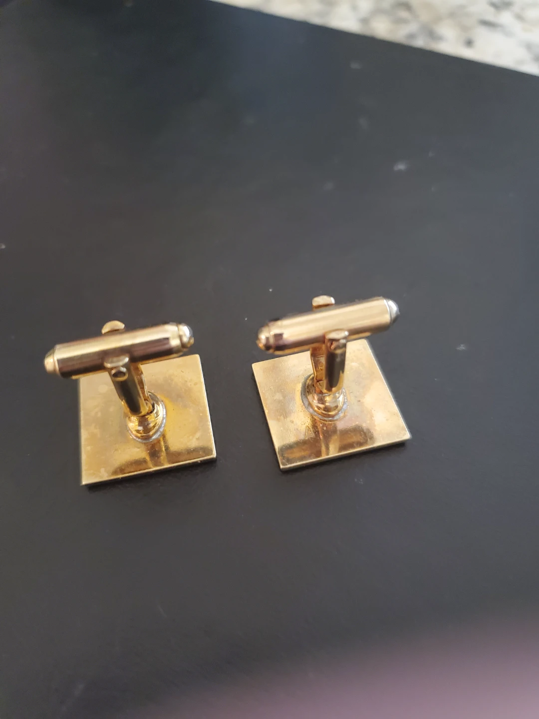 Gold-tone D Initial Cufflinks - photo 5
