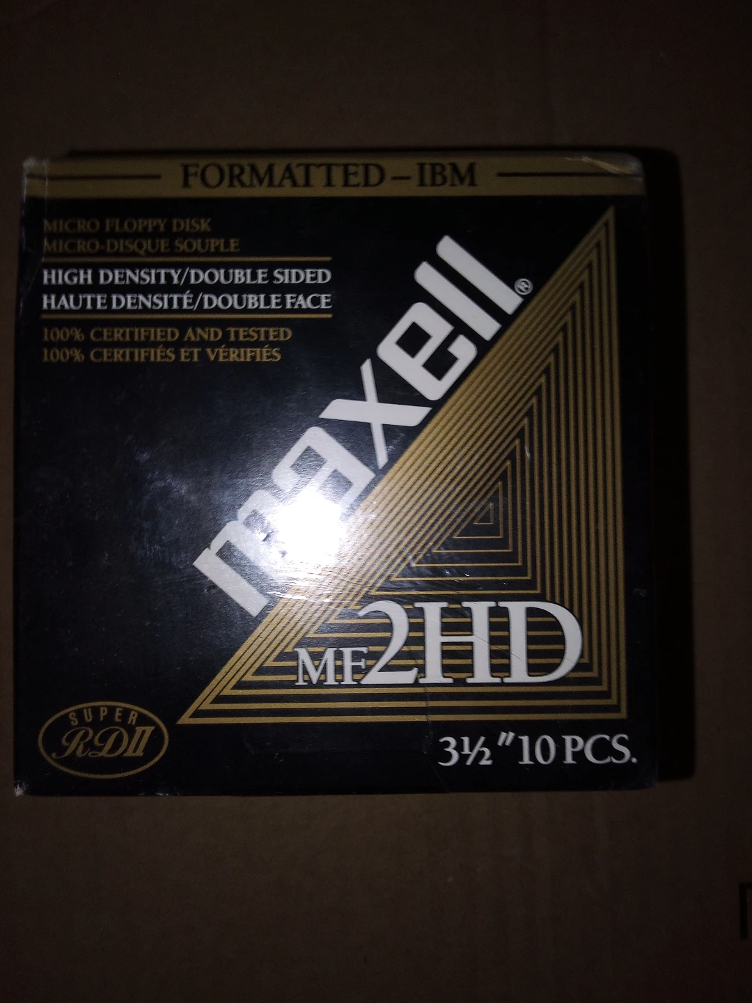 Maxell MF2HD 3.5" High Density Floppy Disks - 10 PCs