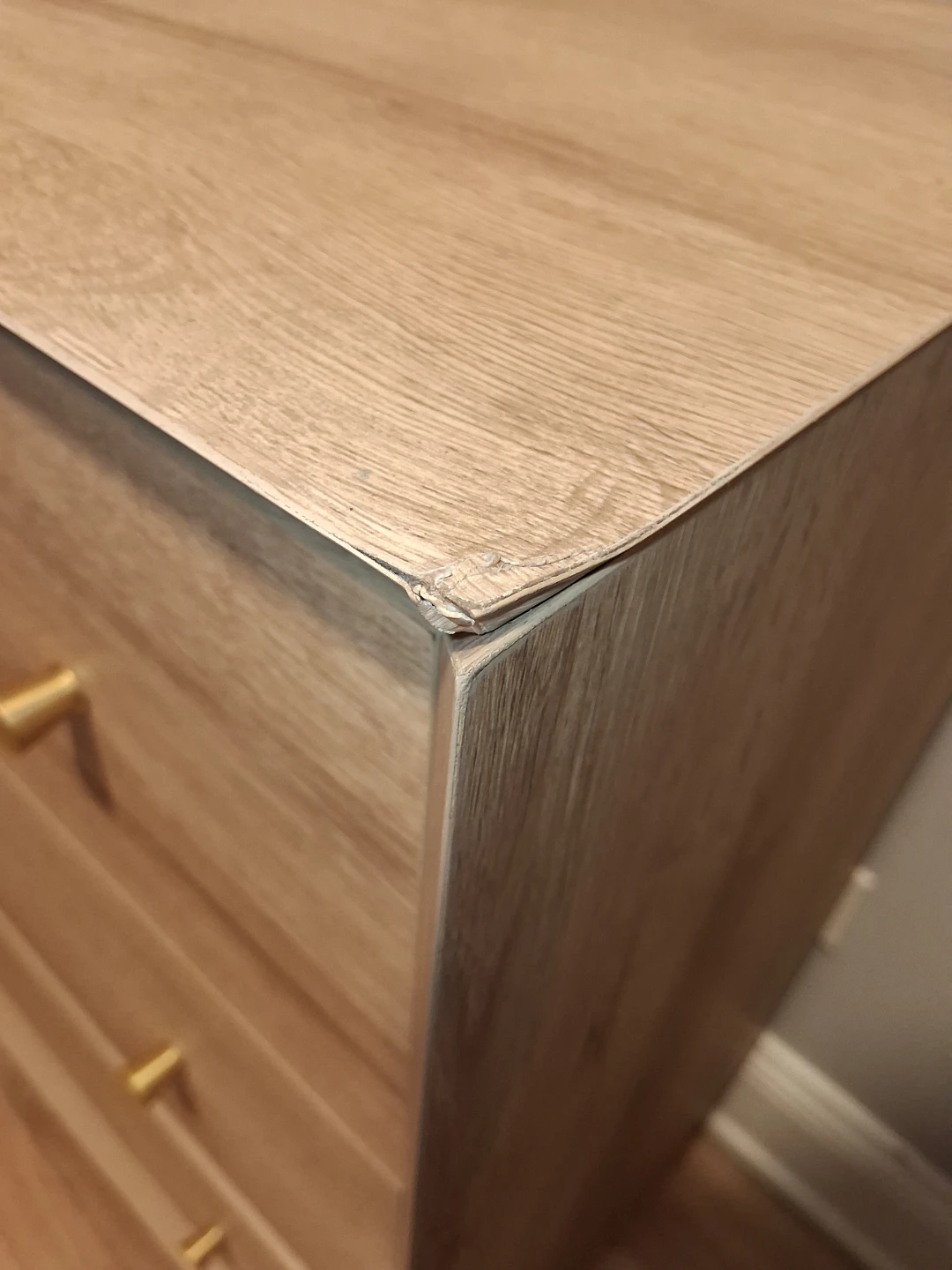 6-Drawer Dresser - Light Wood Finish - photo 3