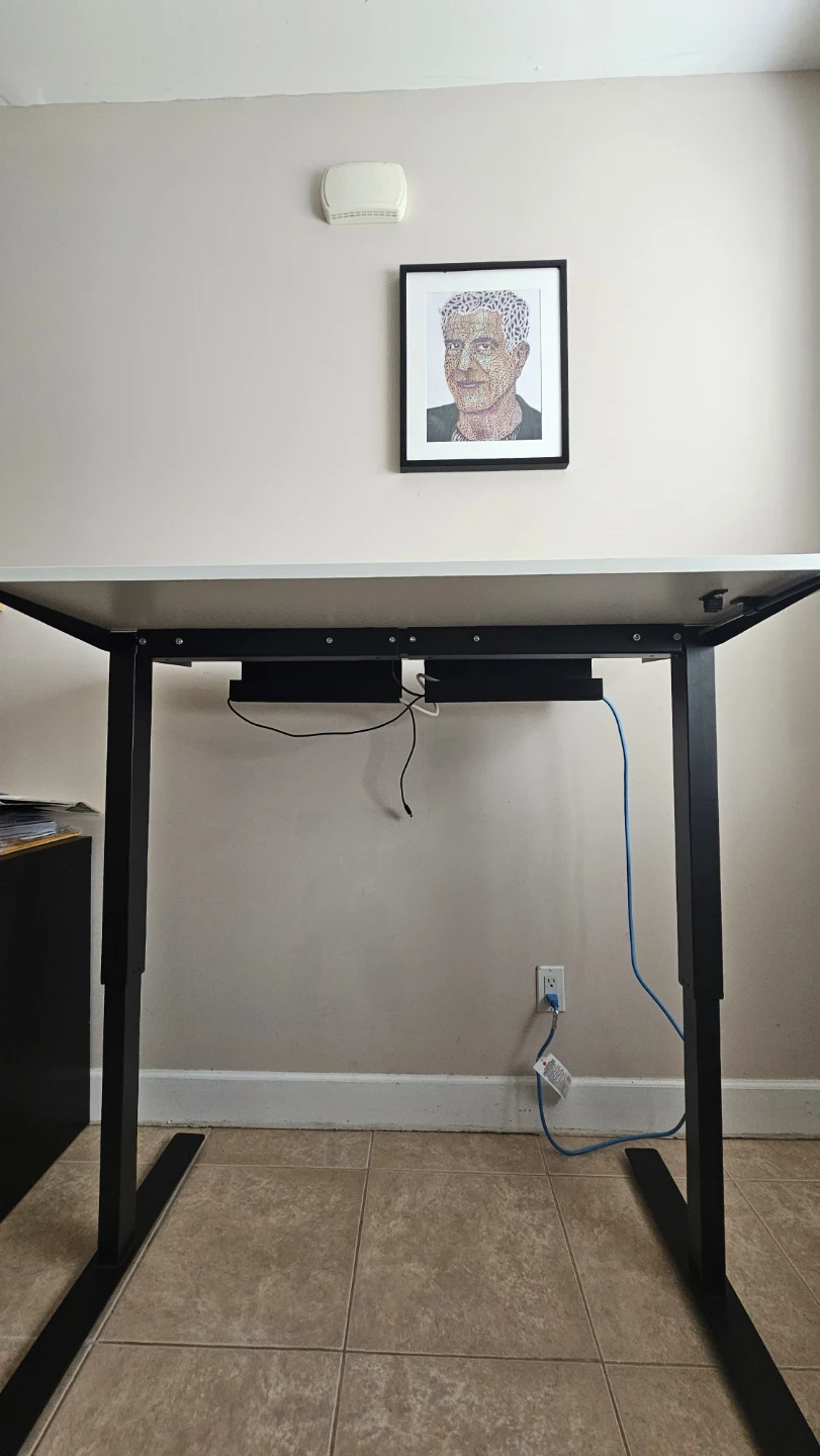 Ikea White Manual Standing Desk - photo 2