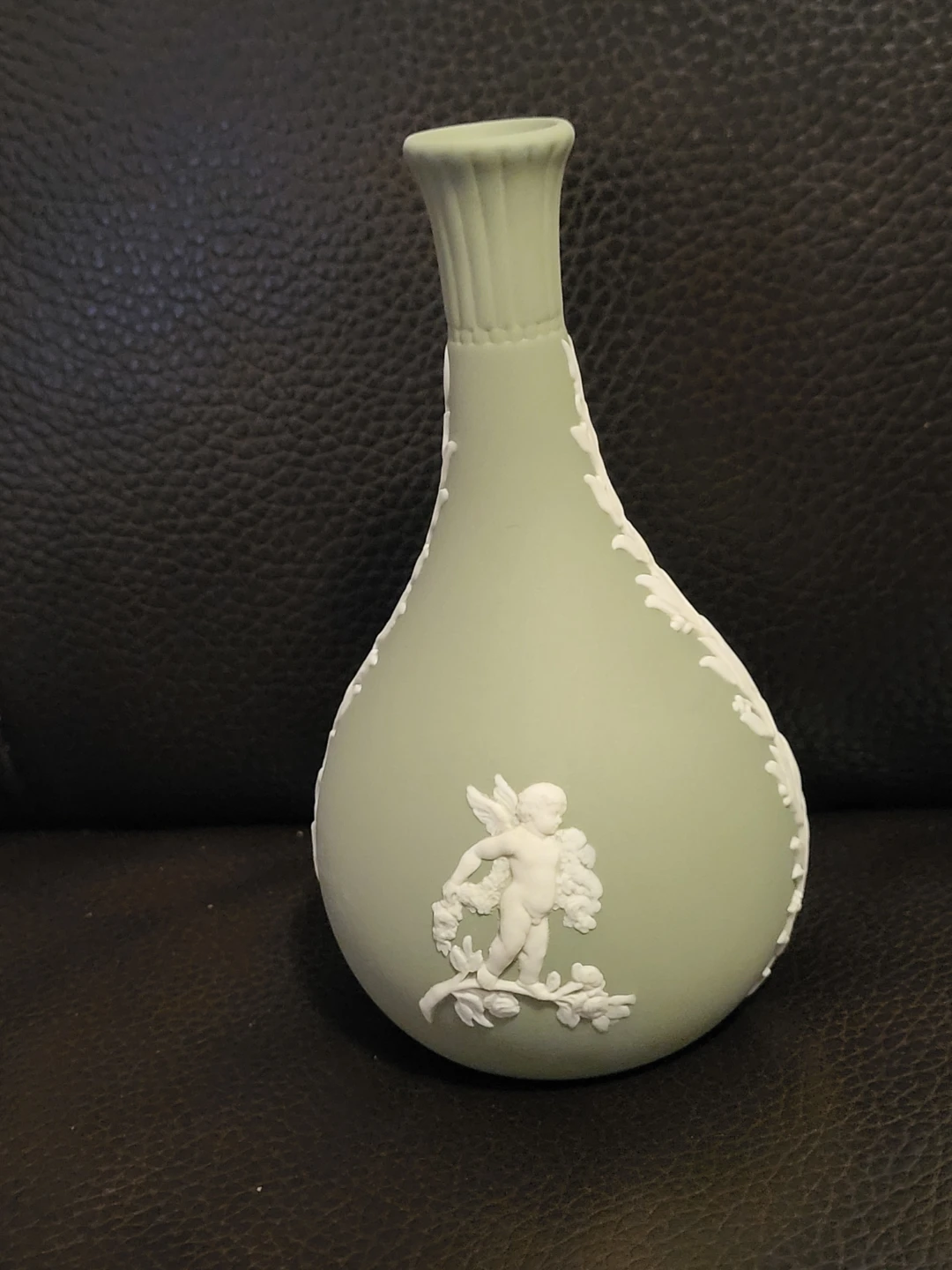 Sage Green Wedgwood Jasperware Vase - photo 2