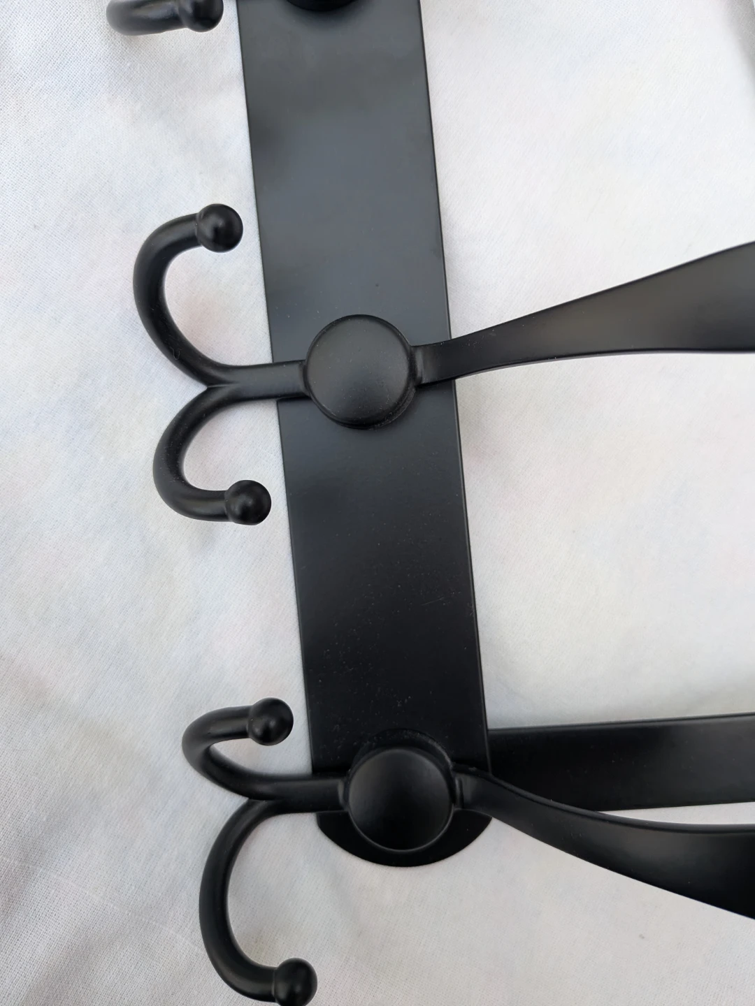 Black Over-the-Door Hook Rack - photo 4