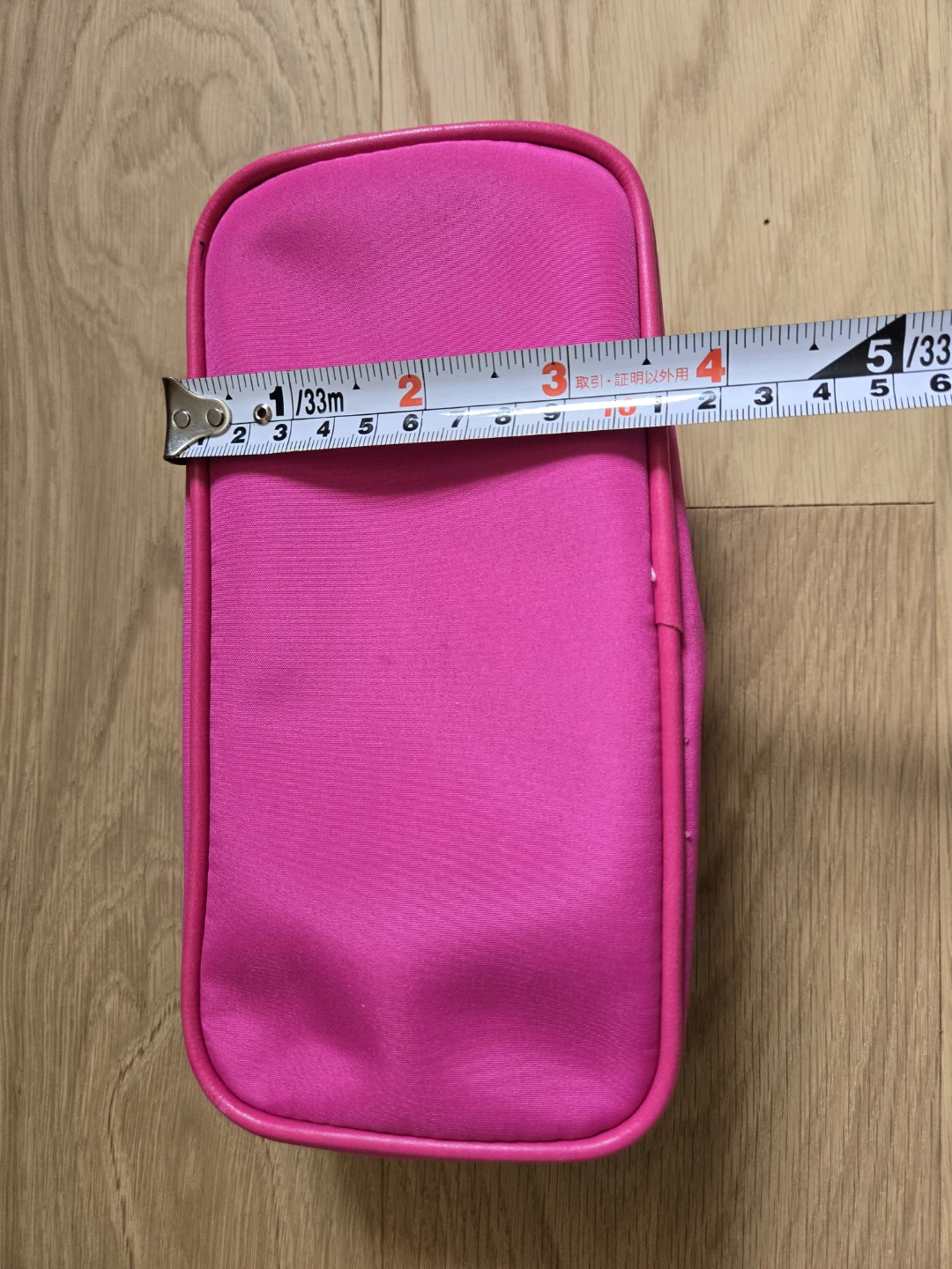 Hot Pink Makeup Pouch Lancome Cosmetic Bag Pencil Case - photo 3