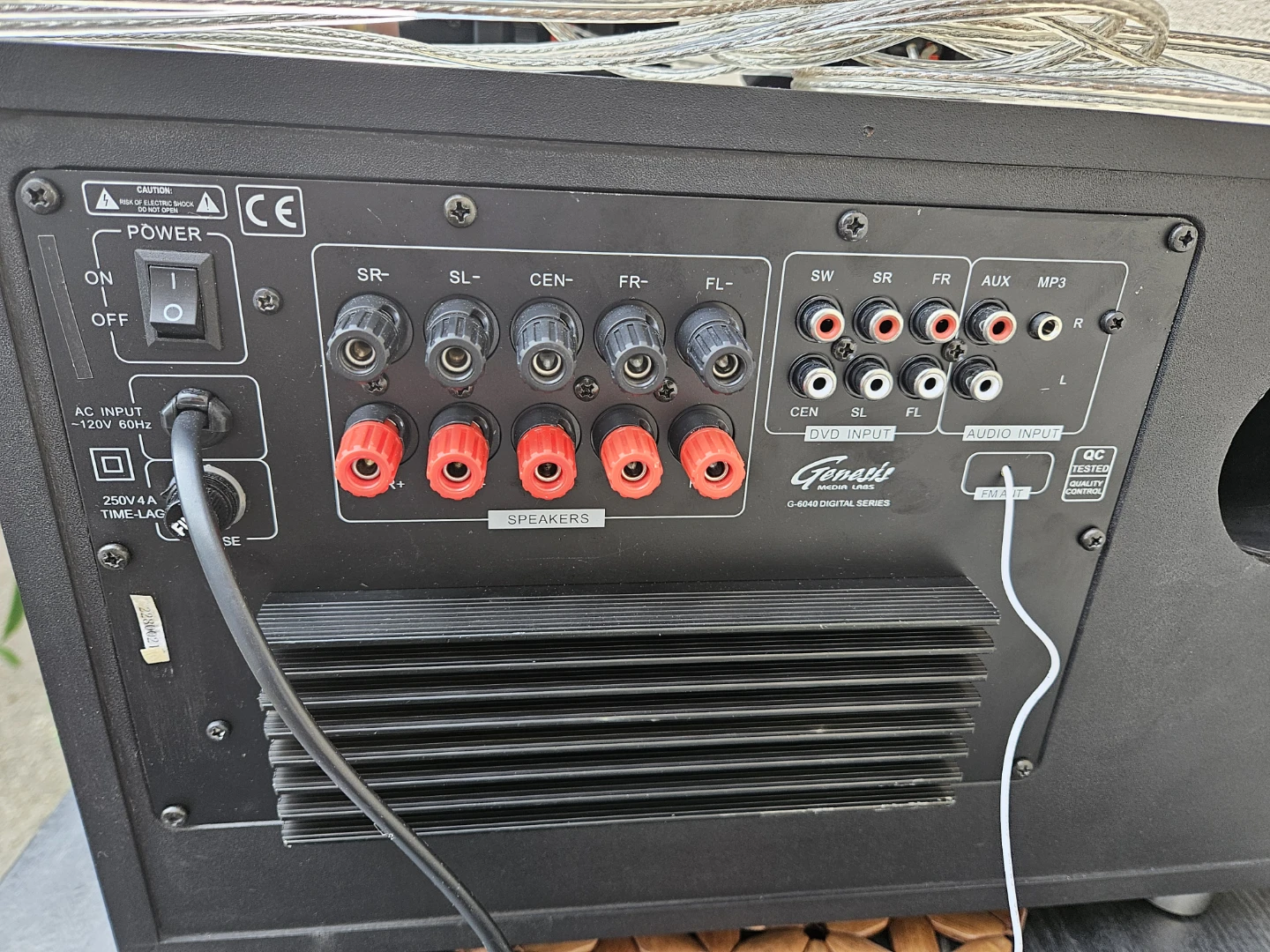 Genesis G-6040 5.1 A/V Surround Sound Receiver with Speakers - photo 5