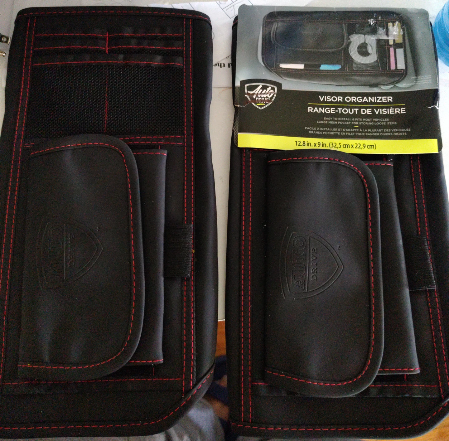 Auto Drive Visor Organizer