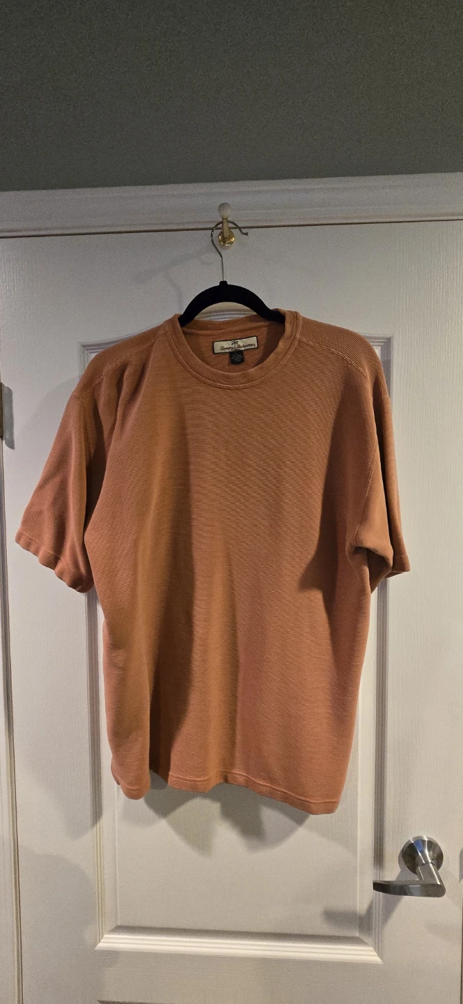 Tommy Bahama Silk & Cotton Blend Polo Shirt - Large