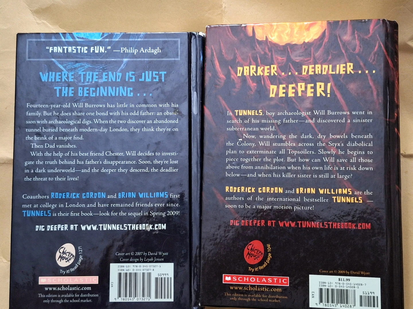 1st two YA novels in the Best Selling 'Tunnels' series - photo 2