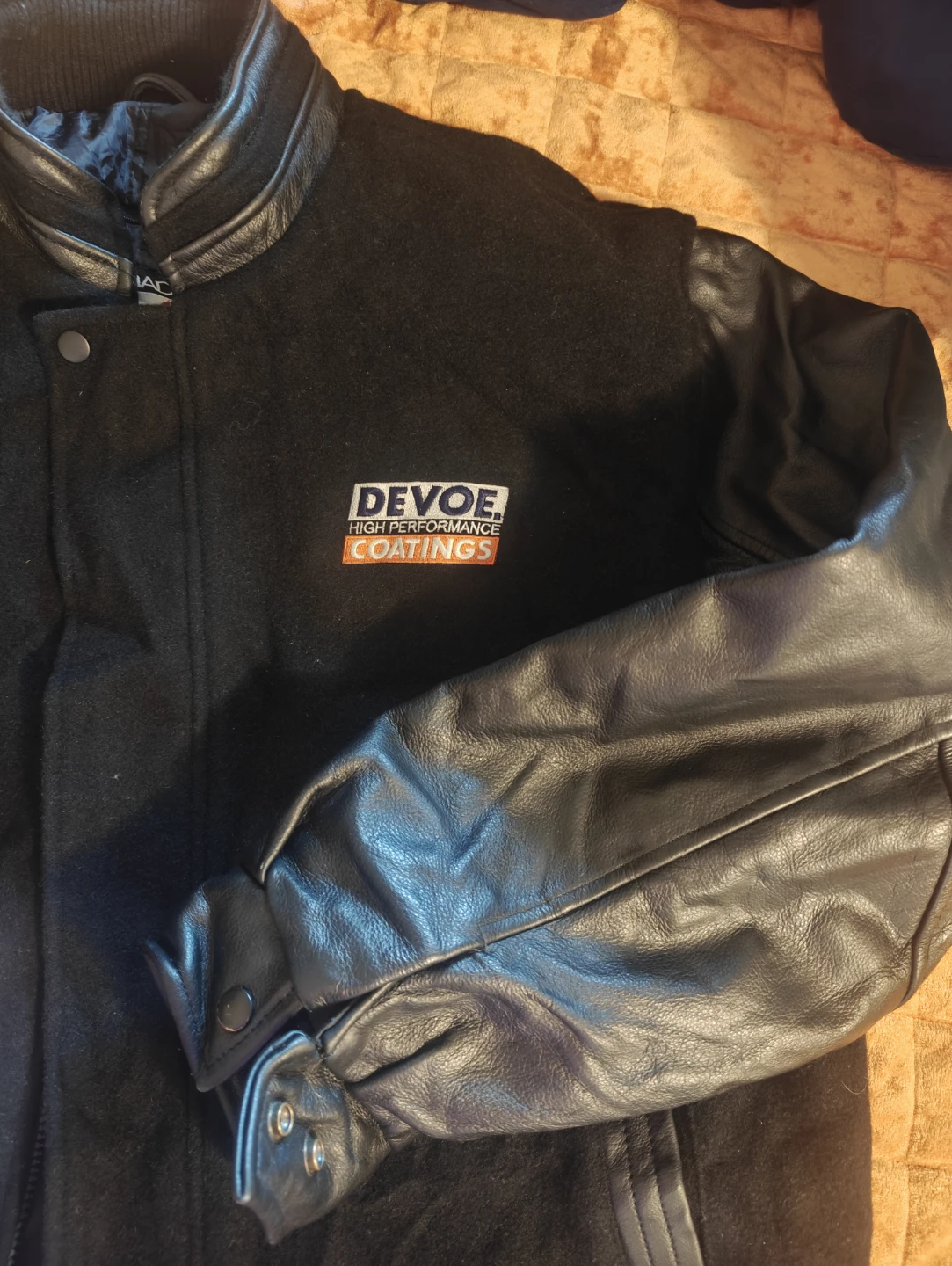 Devoe High Performance Coatings Varsity leather Jacket - photo 2