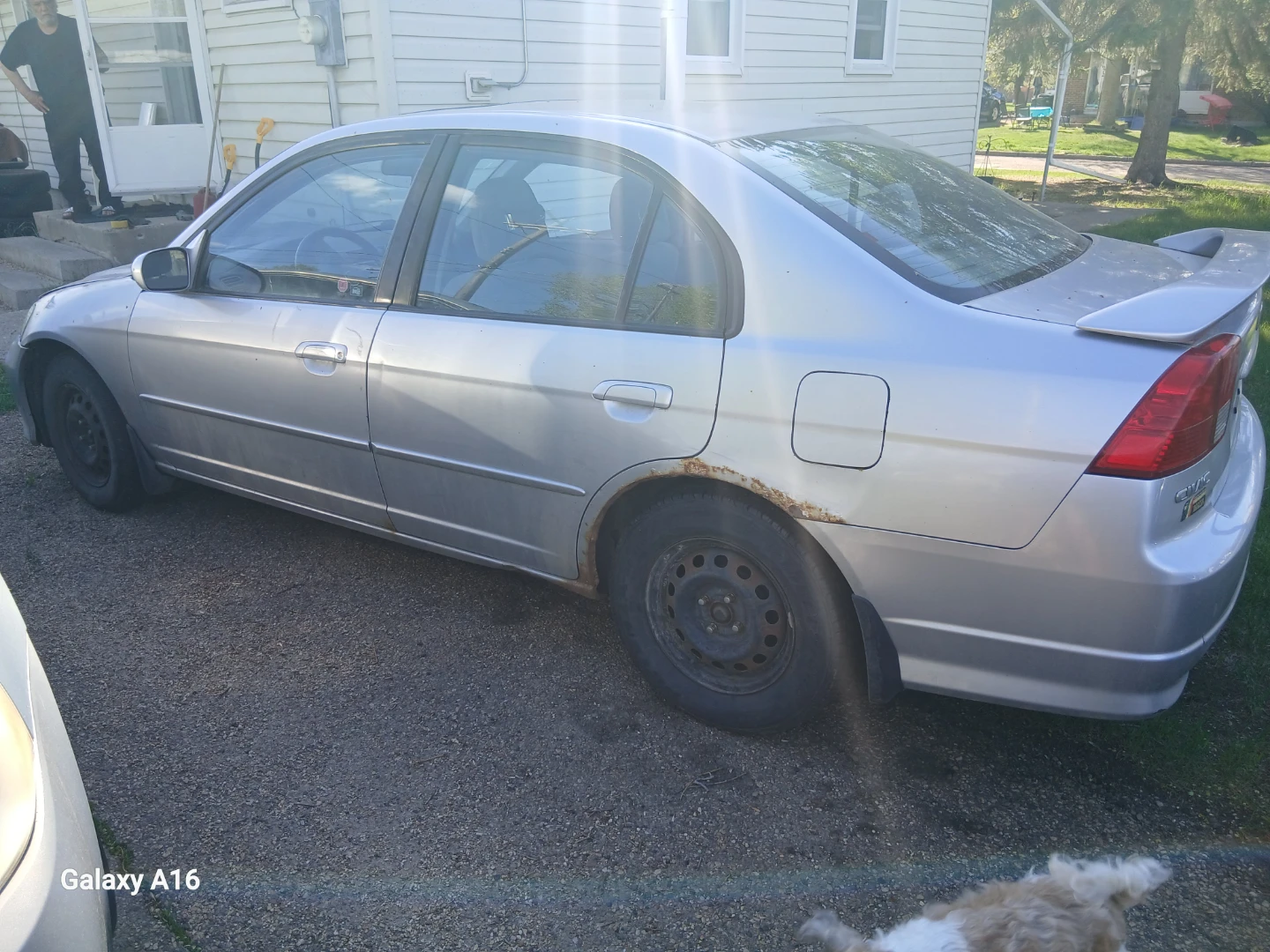 Silver Honda Civic Sedan