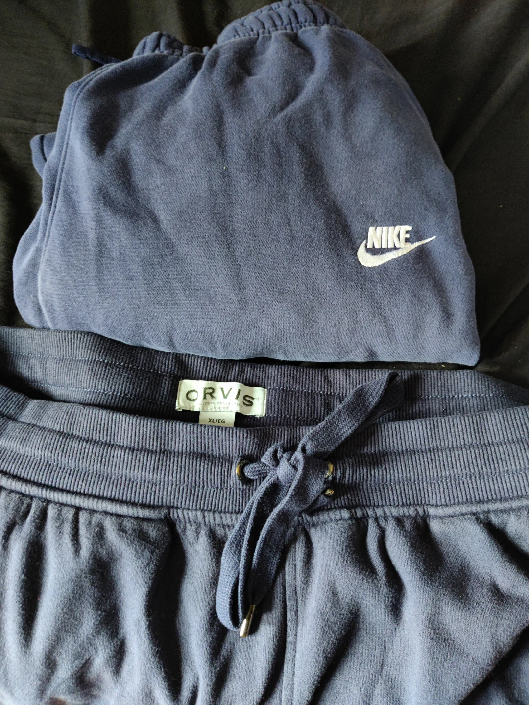 Nike and Orvis Blue Sweatpants XL