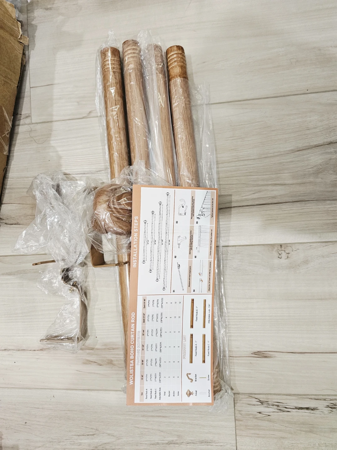 Wolitsa Boho Curtain Rod - photo 2