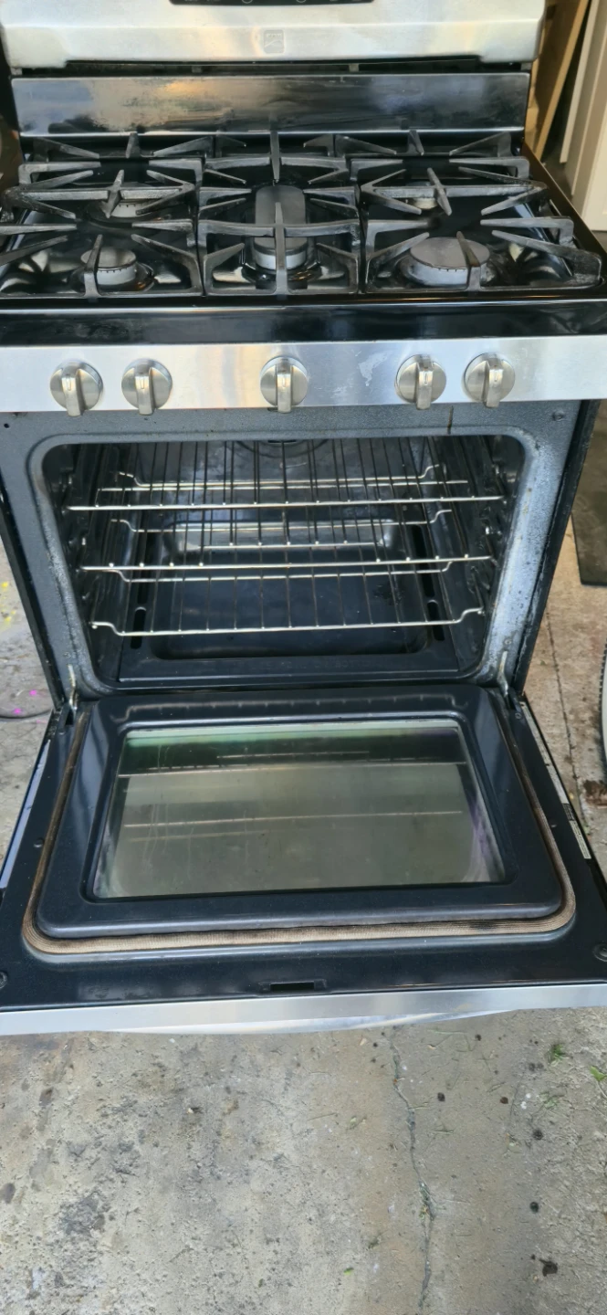 Kenmore 5 burner Stainless Steel Gas Range with Oven - photo 2