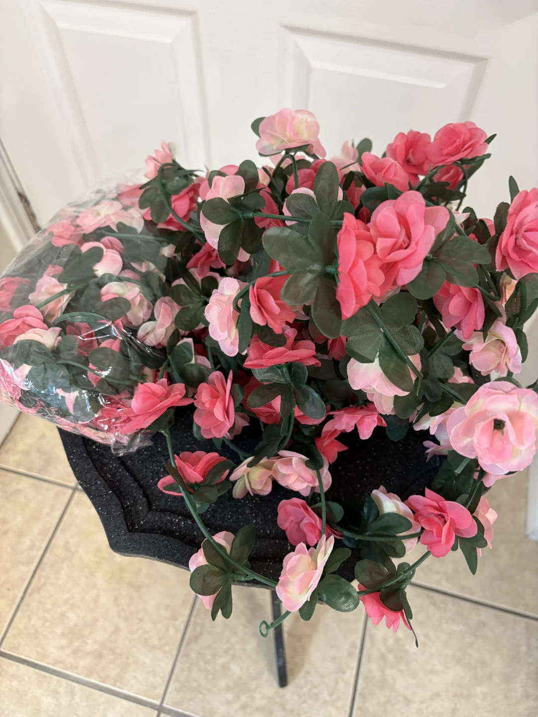 Artificial Flower Garland - Pink & Rose - photo 2