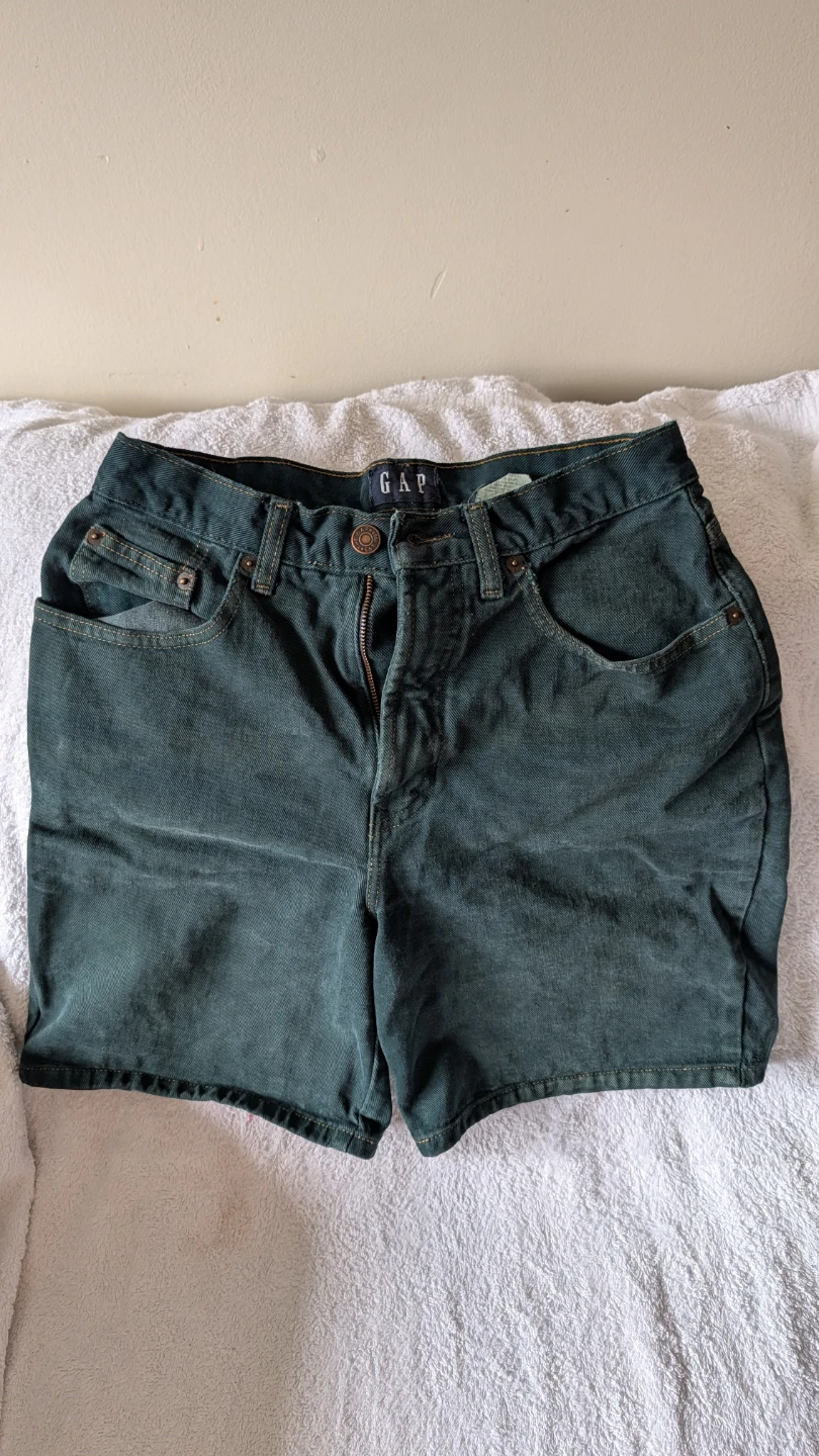 Gap Women's Denim Shorts - Teal - Size 6