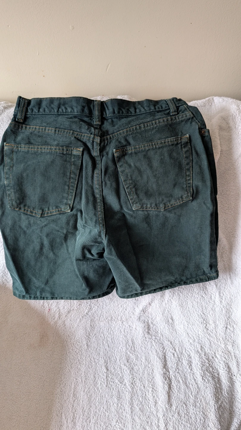 Gap Women's Denim Shorts - Teal - Size 6 - photo 2