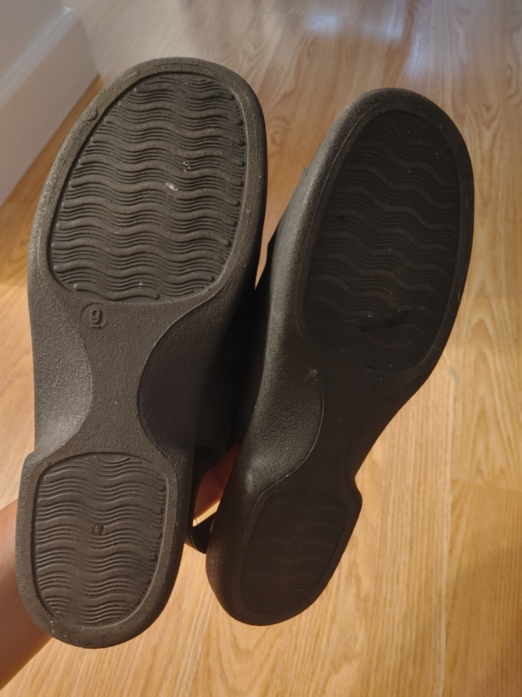 Women's Black Sandals Size 9 - photo 5